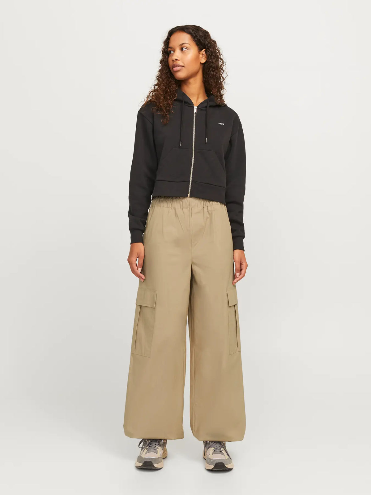 JJXX JJXX Jxyoko Donna Pantalone Cargo Beige - PANTALONE - Tommaseo Clothing