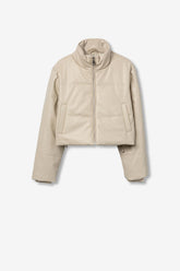 TIFFOSI GIRL ALFA_1 BEIGE GIUBBOTTO CROP