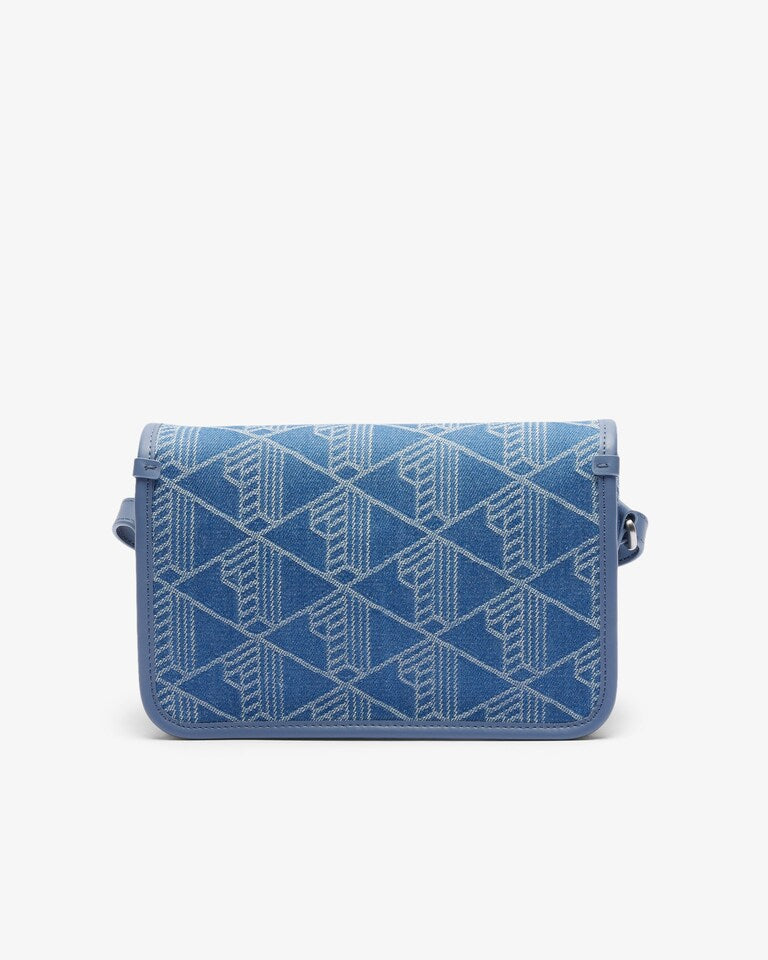 LACOSTE Borsa Monogram In Denim
