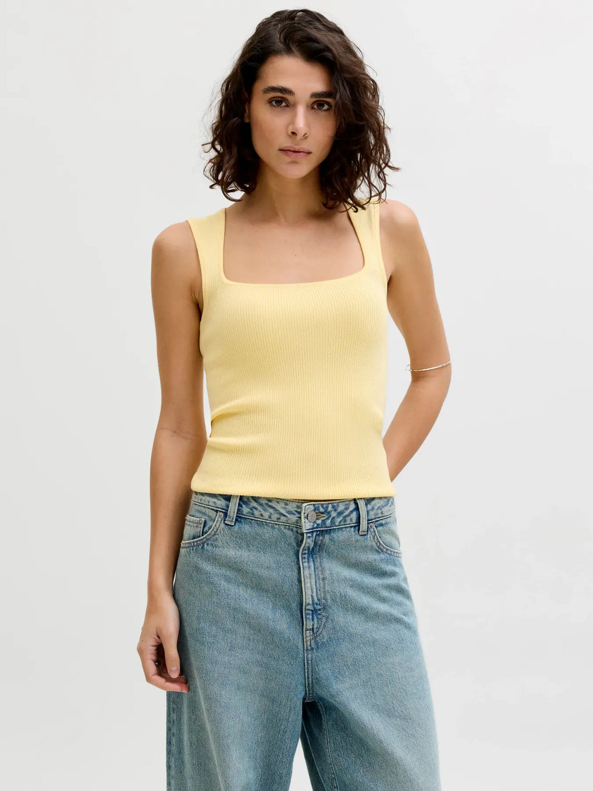 JJXX JXPOSIE CANOTTA GIALLA DONNA SS26