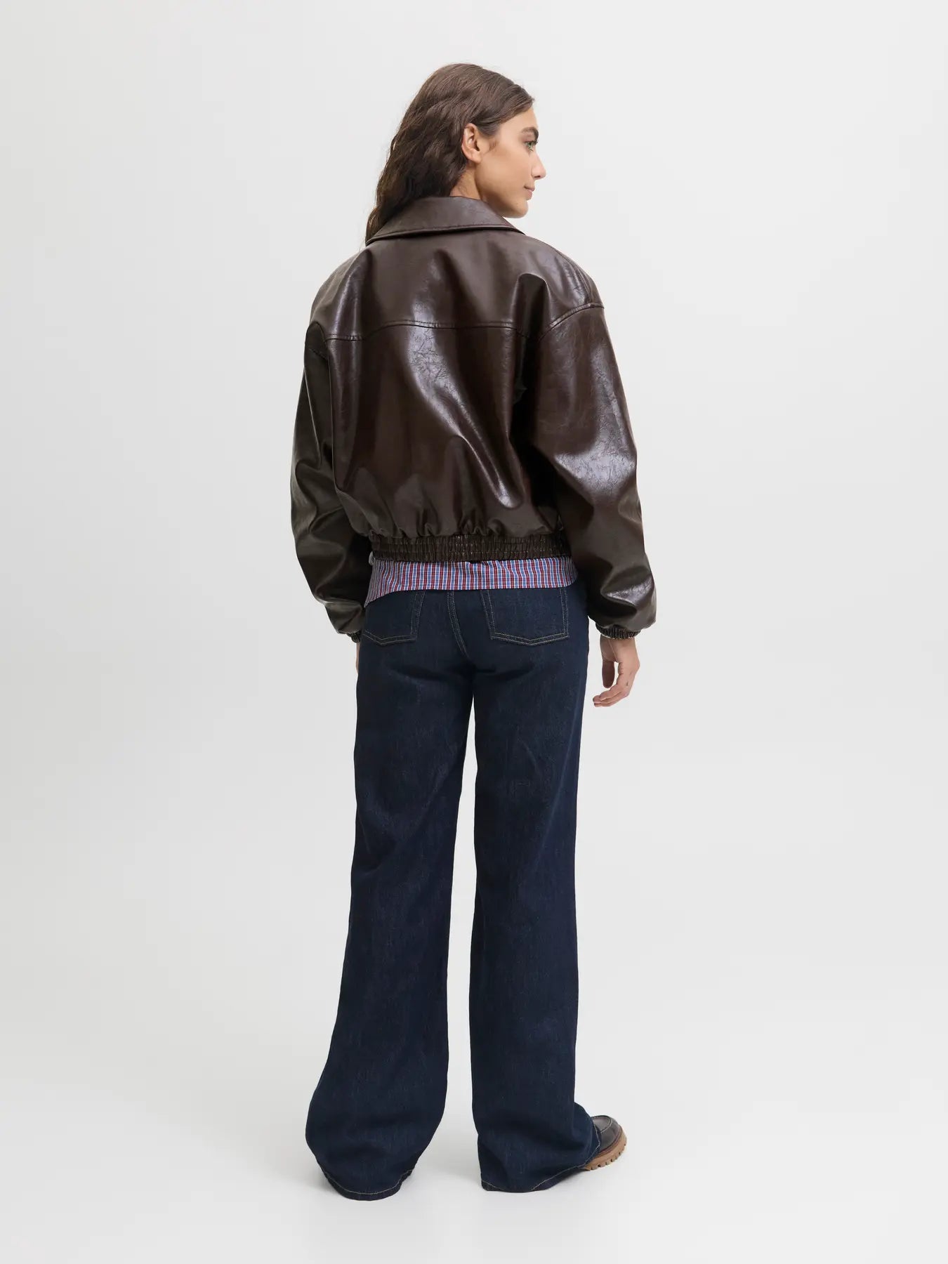 JXJODY JACKET DI PELLE MARRONE