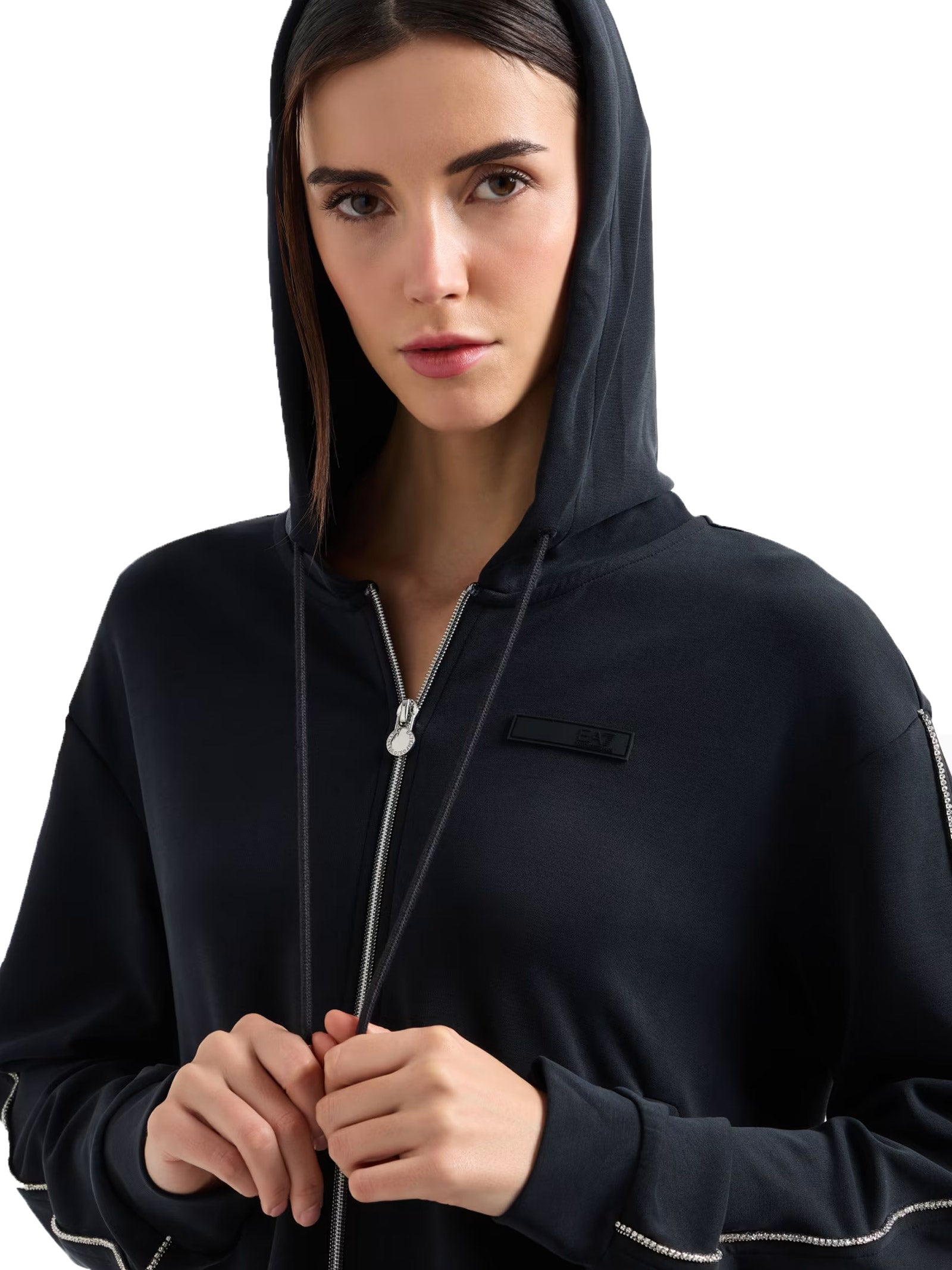TUTA ARMANI DONNA NERA A PALAZZO