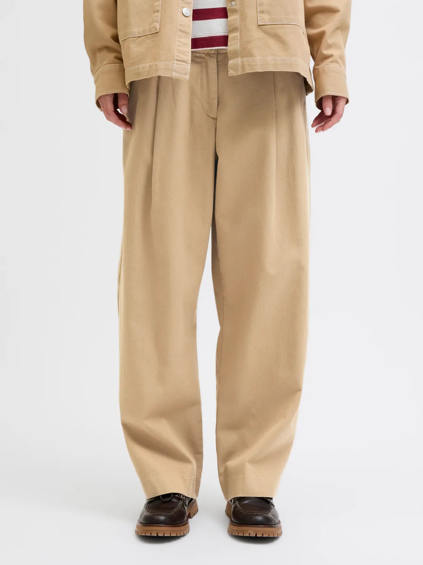 JJXX DONNA JXMADDY BARREL PANT CAMMELLO