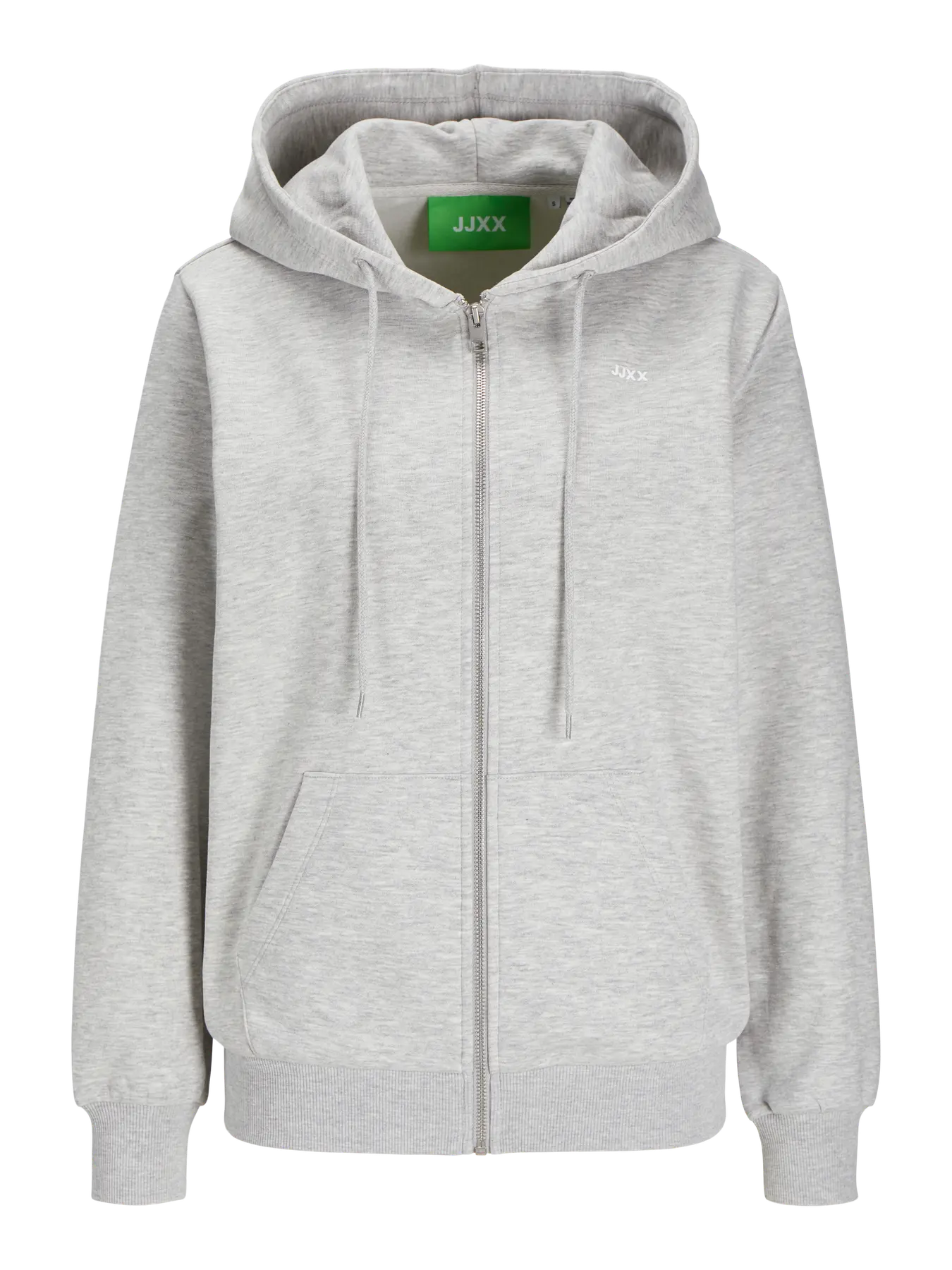 JJXX JXABBIE RLX GRIGIA FELPA CON ZIP DONNA