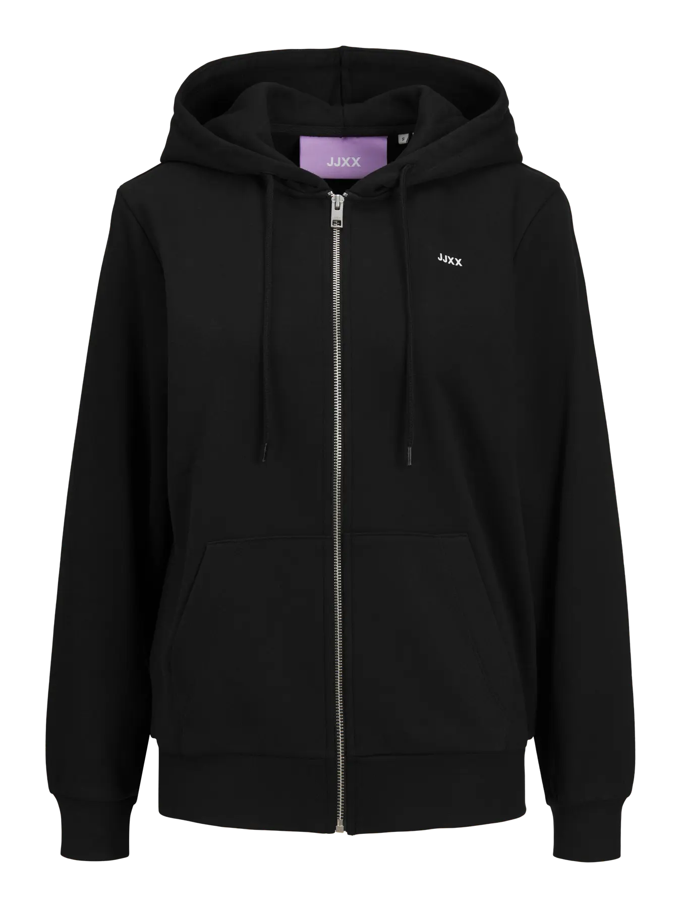 JJXX JXABBIE RLX NERA FELPA CON ZIP DONNA