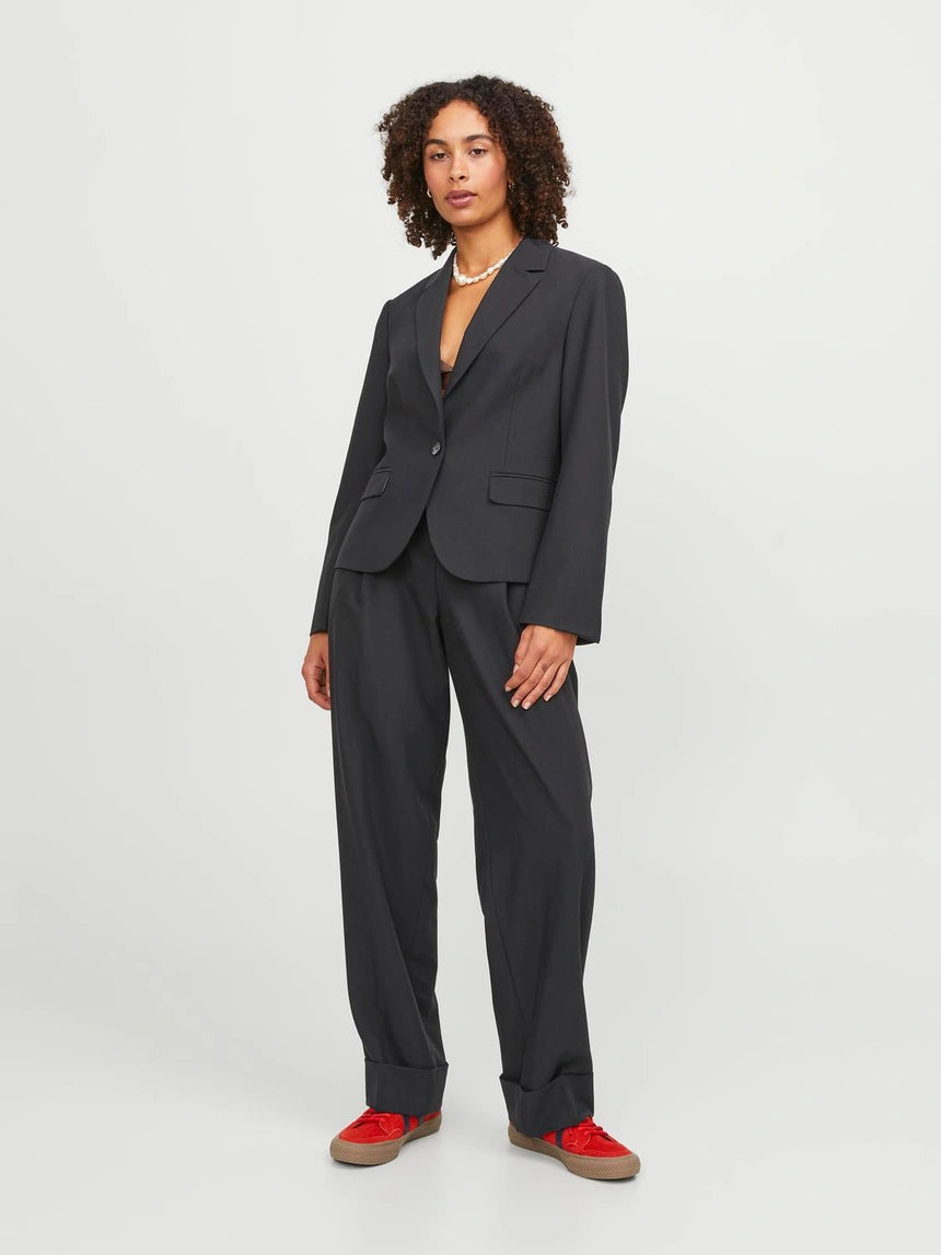 JXMARY NERO PANTALONE CLASSICO CON PIEGA NERO