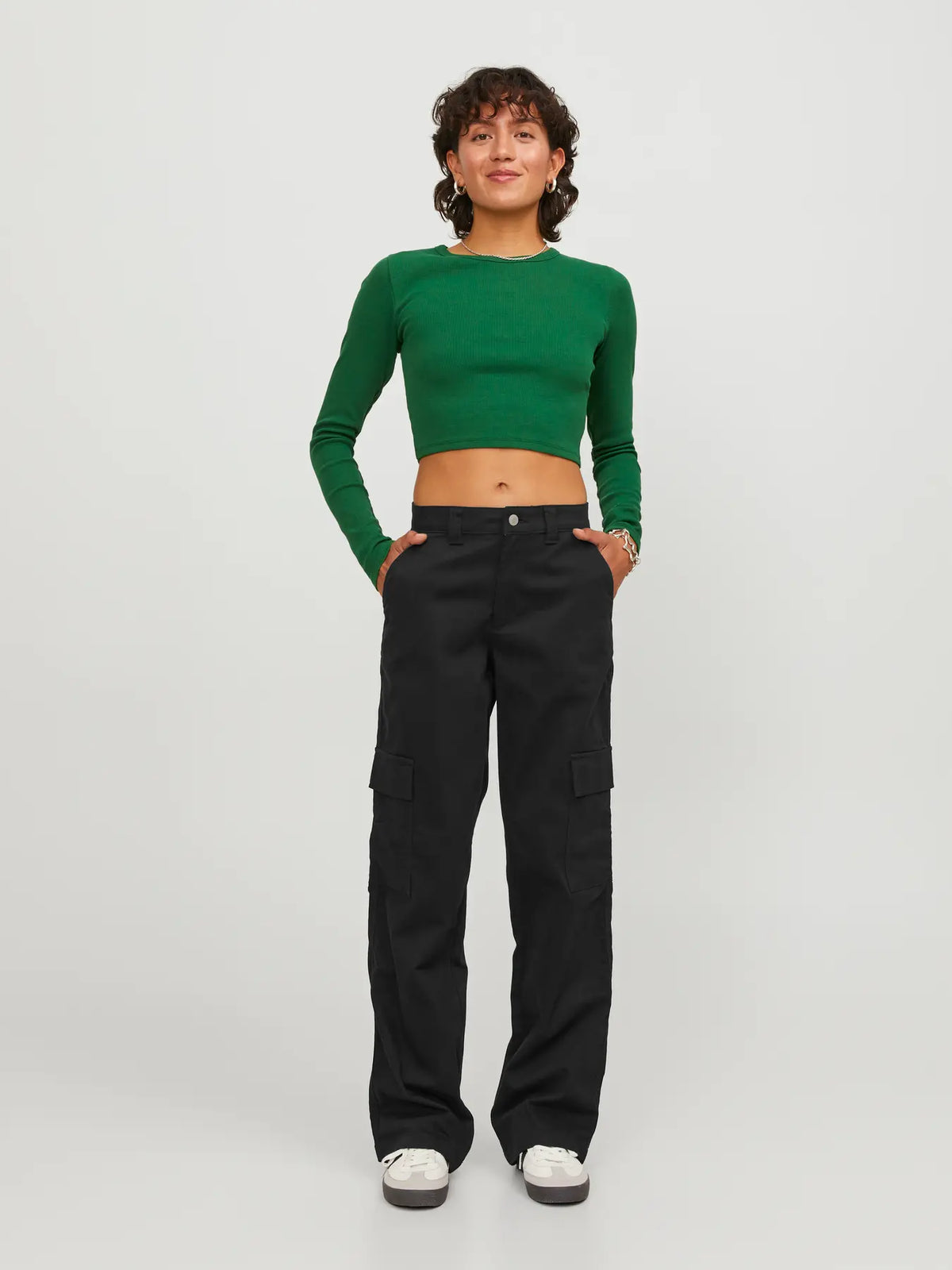 JXKENDAL PANTALONE CARGO NERO