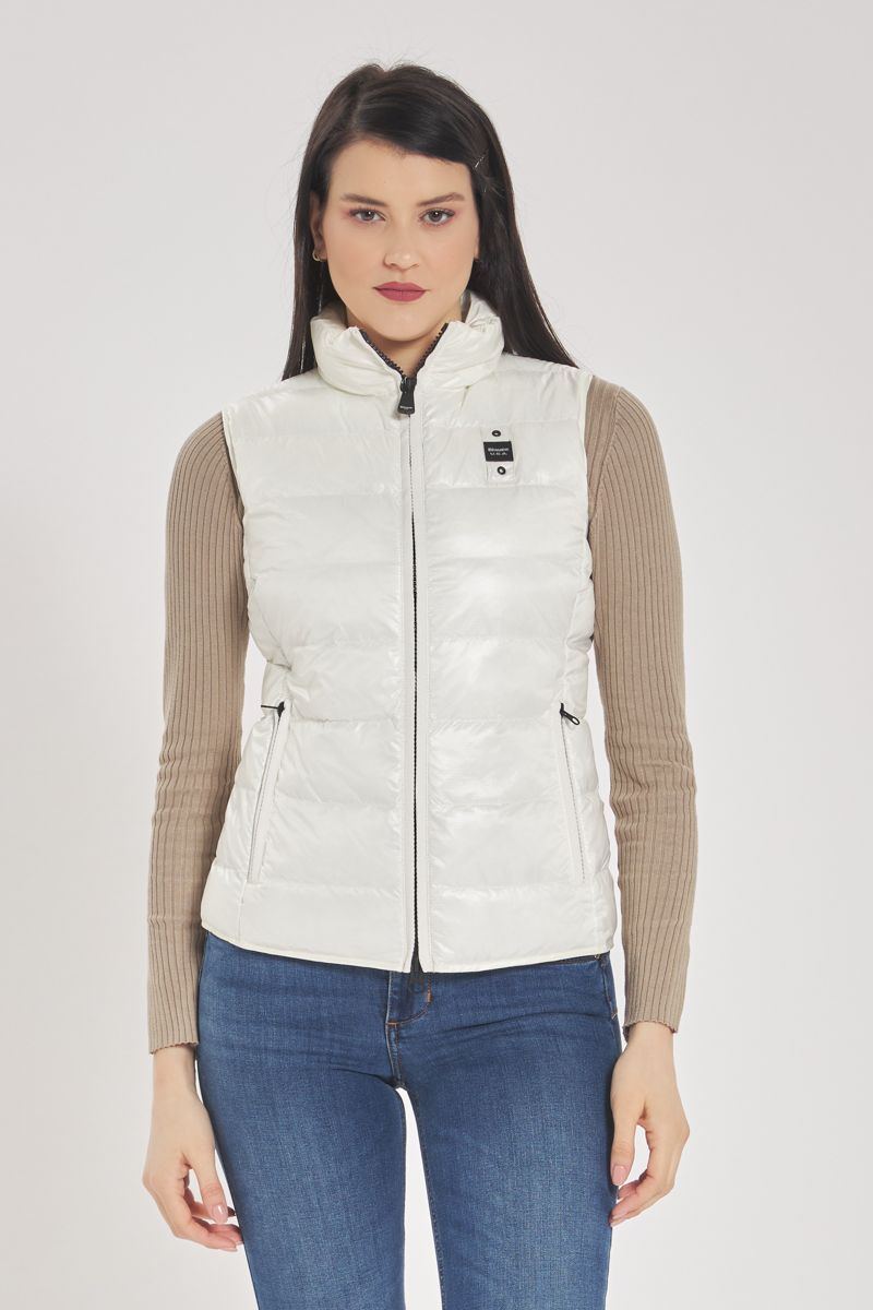 Blauer BLAUER DONNA Smanicato Bianco - smanicato - Tommaseo Clothing