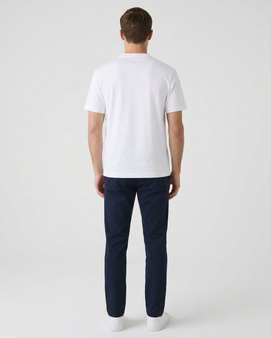 LACOSTE T-Shirt Classic Fit Bianco
