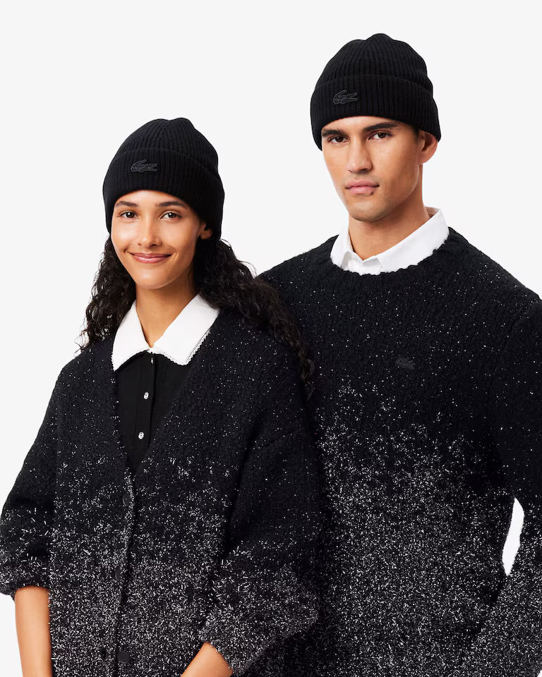 LACOSTE Berretto In Lana Nero