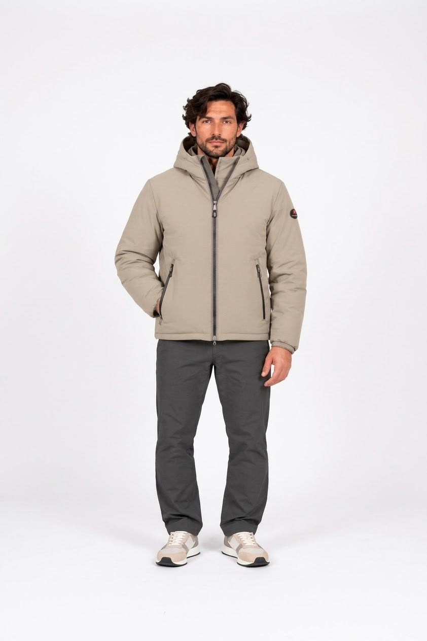 CANADIENS Giubbotto Con Cappuccio Beige