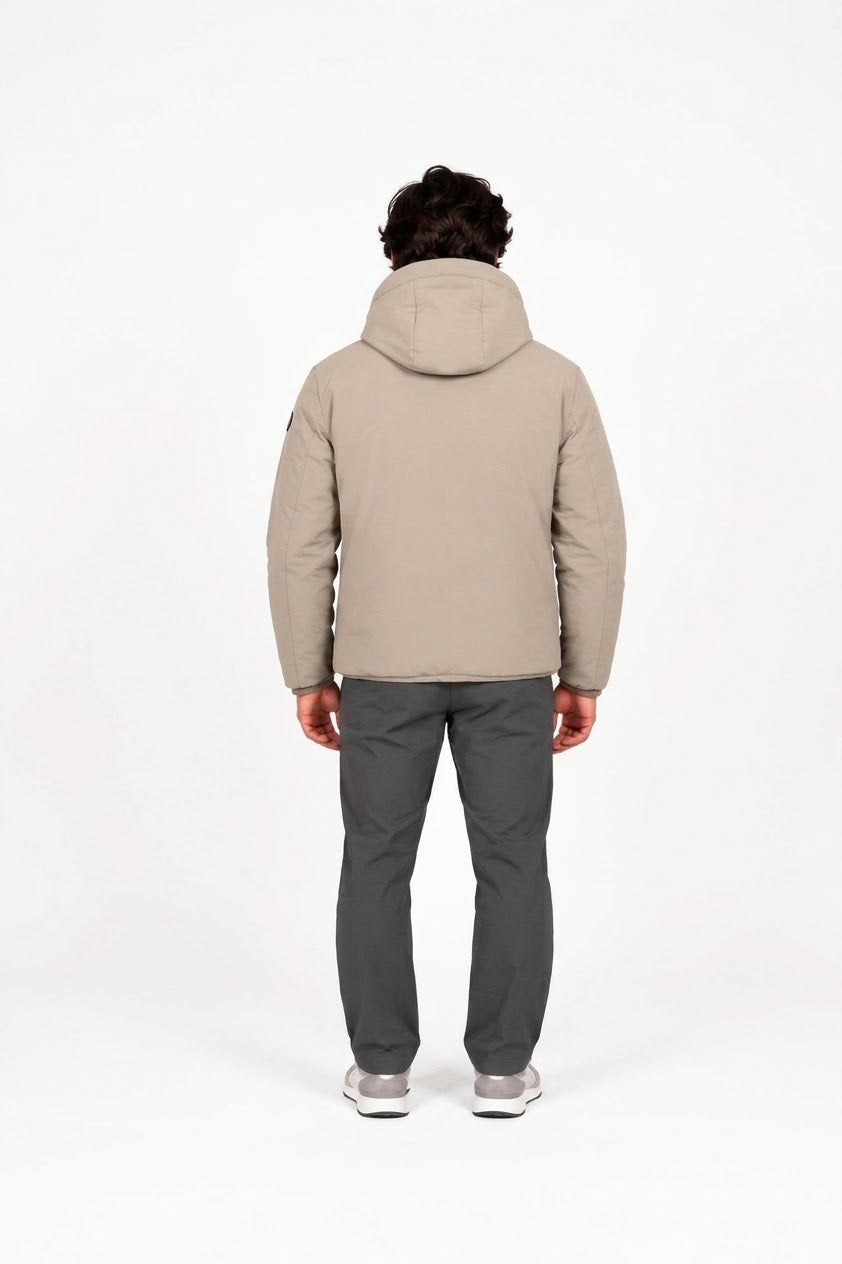 CANADIENS Giubbotto Con Cappuccio Beige