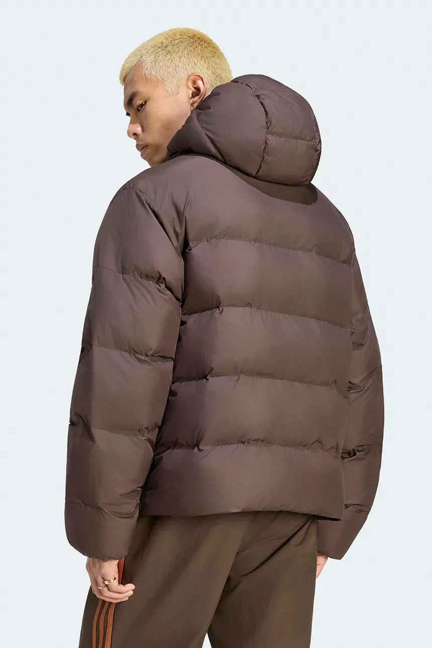 ADIDAS Giubbotto Regen Con Cappuccio Marrone
