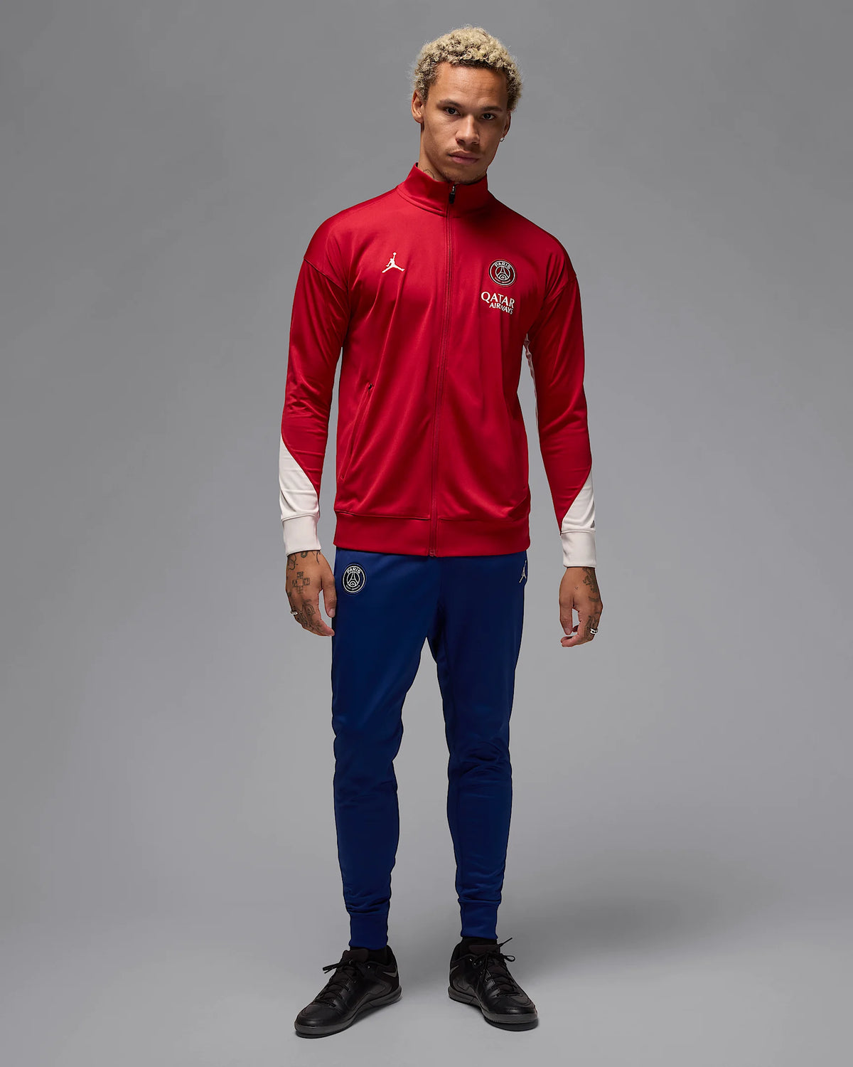 Jordan JORDAN Tuta PSG Con Zip Rossa/Blu - Tuta completa - Tommaseo Clothing
