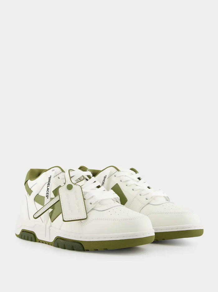 OFF-WHITE OUT OF OFFICE White/Olive Green