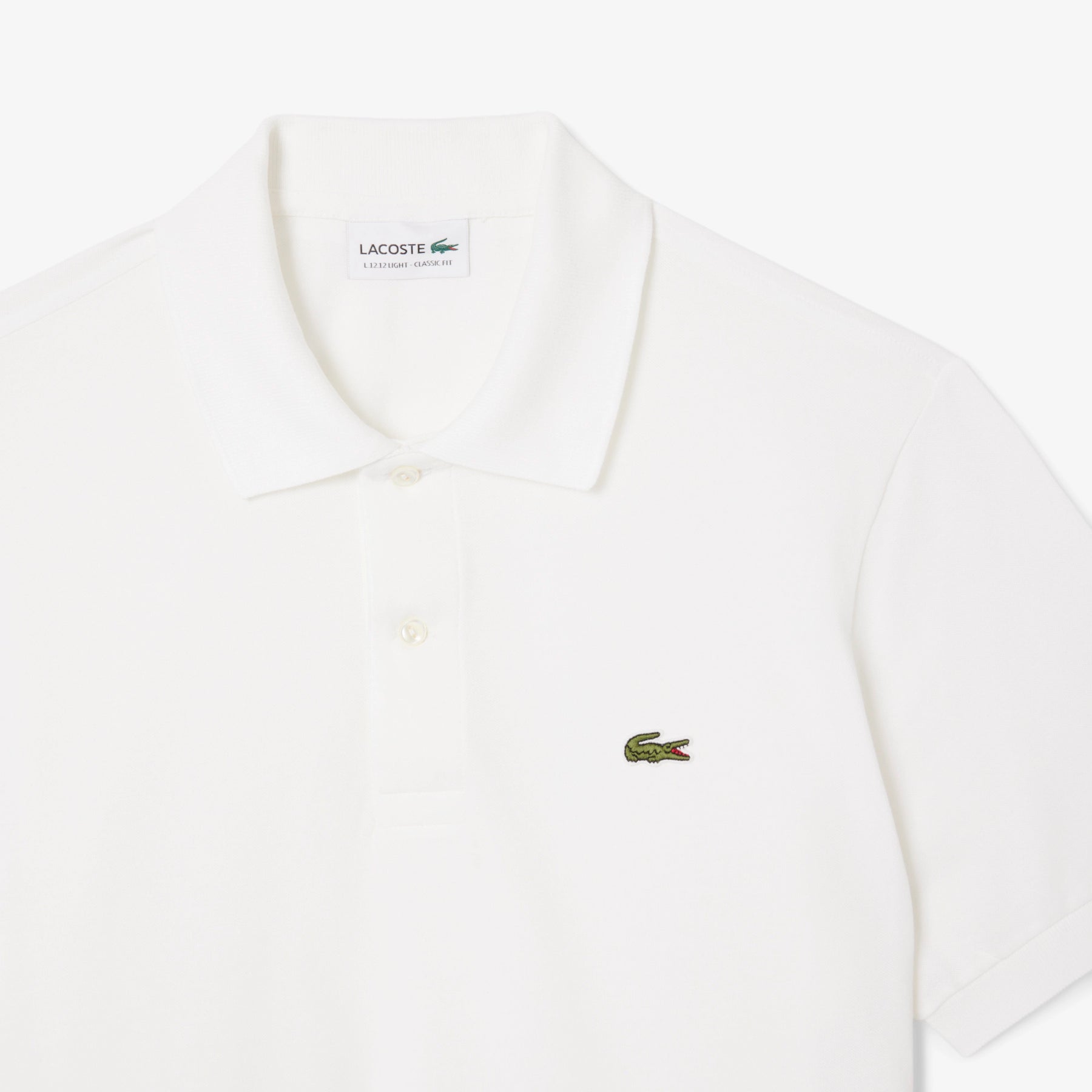 LACOSTE Polo Classica in Piqué Leggero Bianca