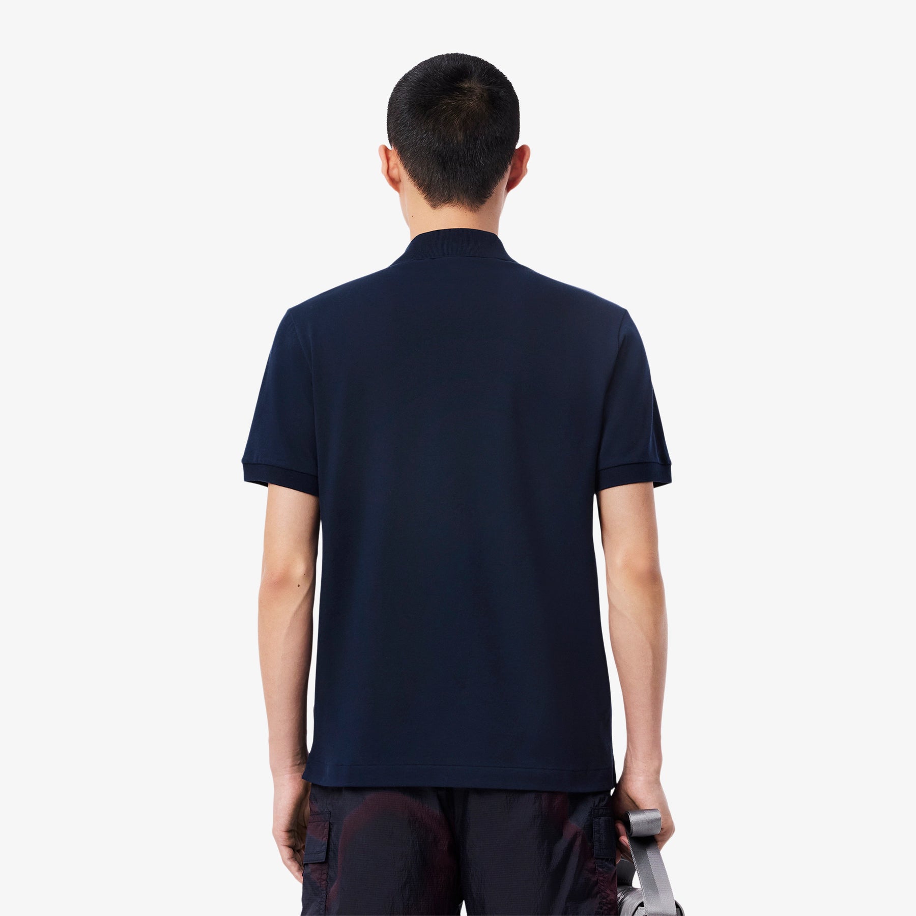 LACOSTE Polo Classica in Piqué Leggero Blu Navy