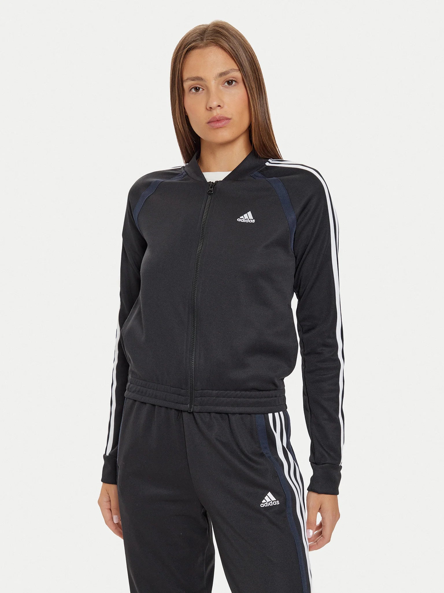 TUTA ADIDAS PERFORMANCE NERO/BLU/BIANCO DONNA