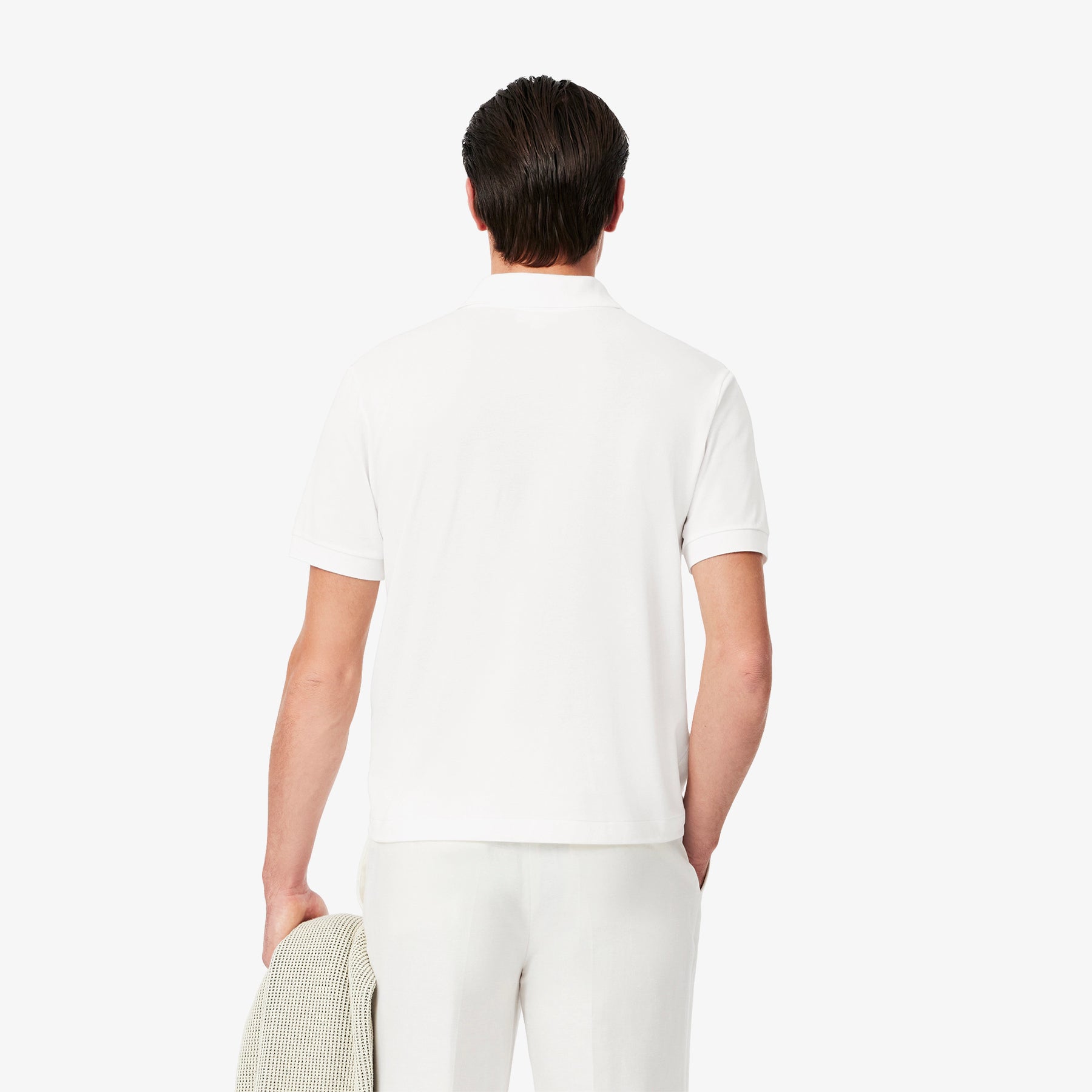 LACOSTE Polo Classica in Piqué Leggero Bianca
