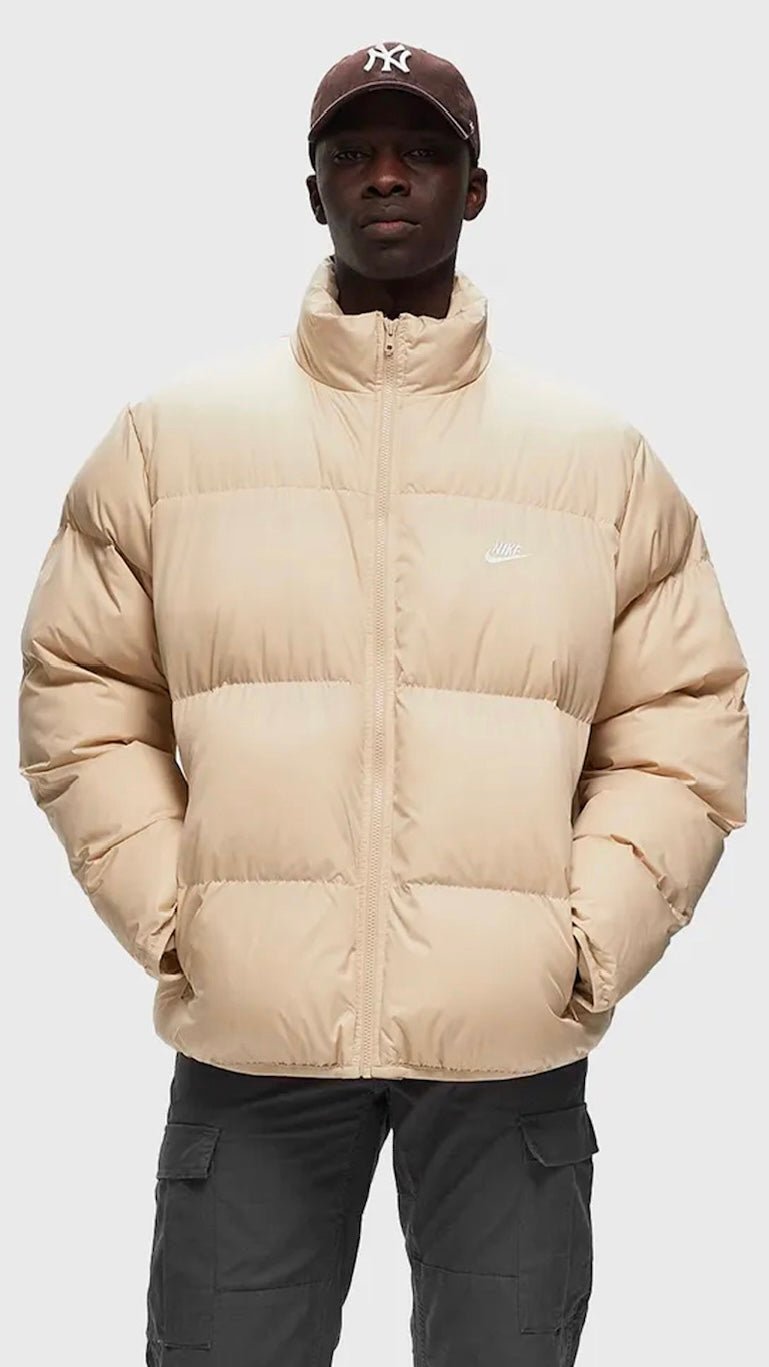 Bomber Nike Senza Cappuccio piumino Beige - Nike abbigliamento