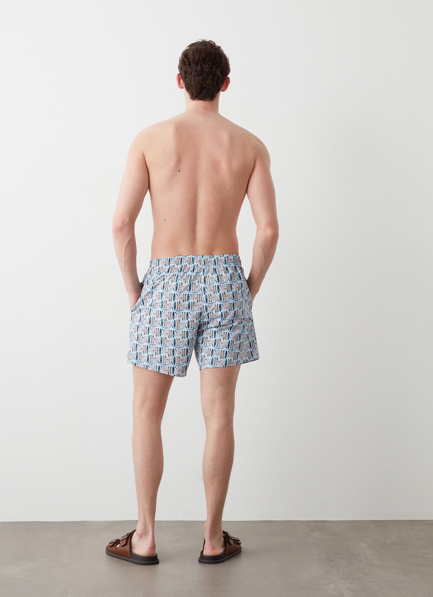 COLMAR Costume Uomo Con Fantasia Celeste (Tavola Da Surf)