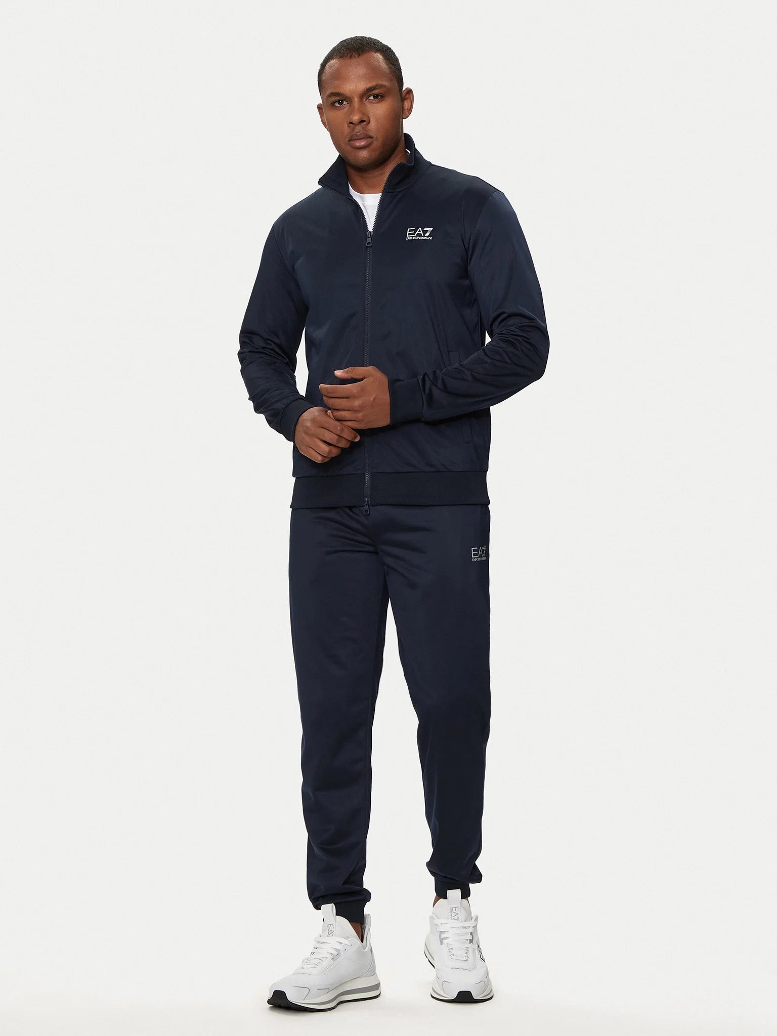 EA7 tuta acetata blu senza cappuccio - Armani