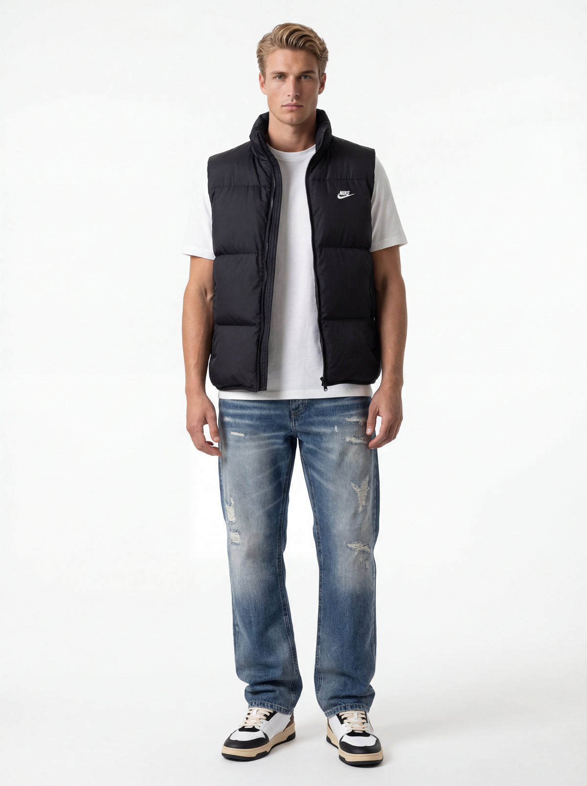 ORTO Sneakers In + Nike Smanicato Piumino + Soldier Jeans Baggy - 04