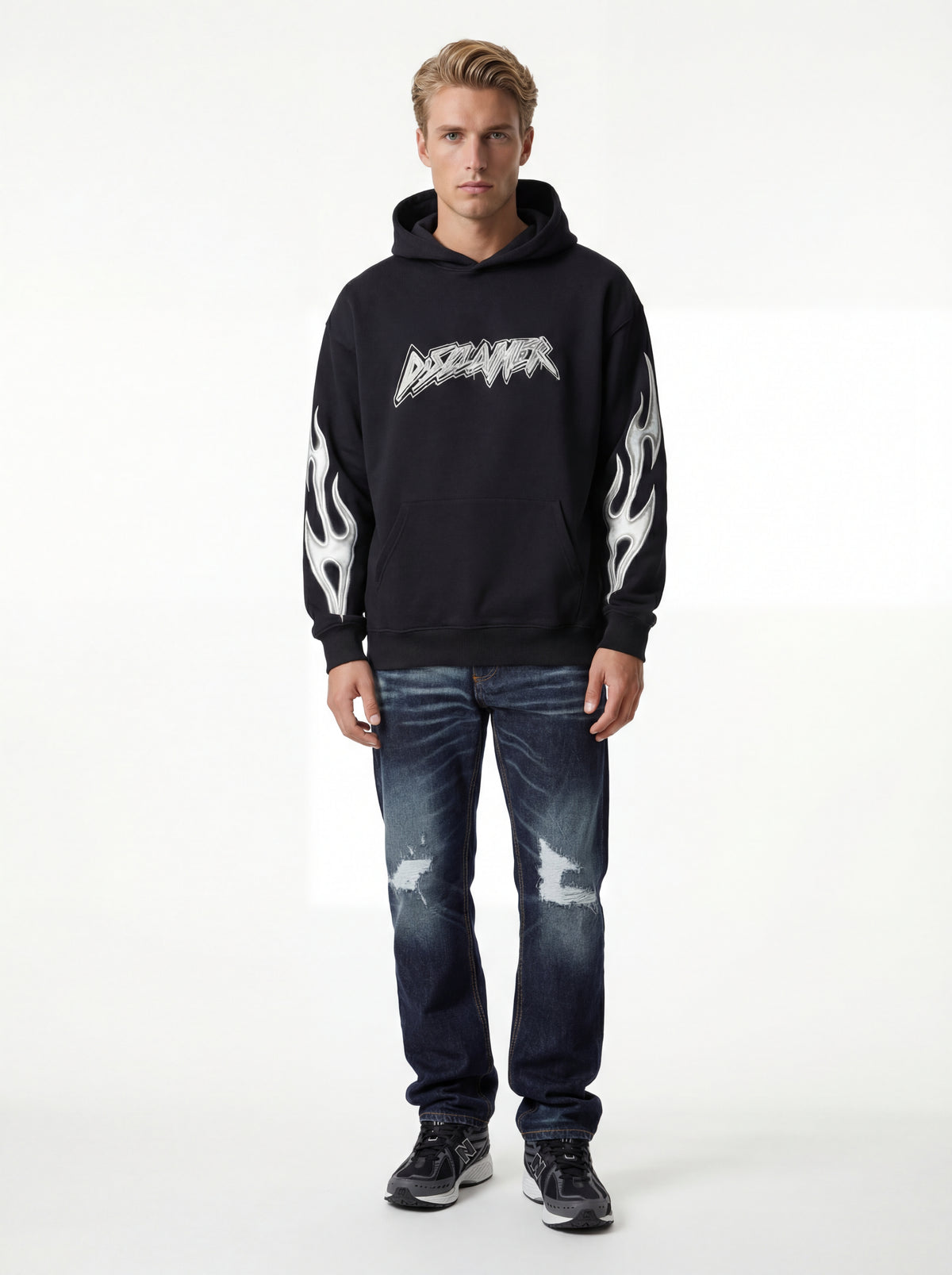 New Balance 1906 RCB + DISCLAIMER Felpa Con + Soldier Jeans Baggy - 04