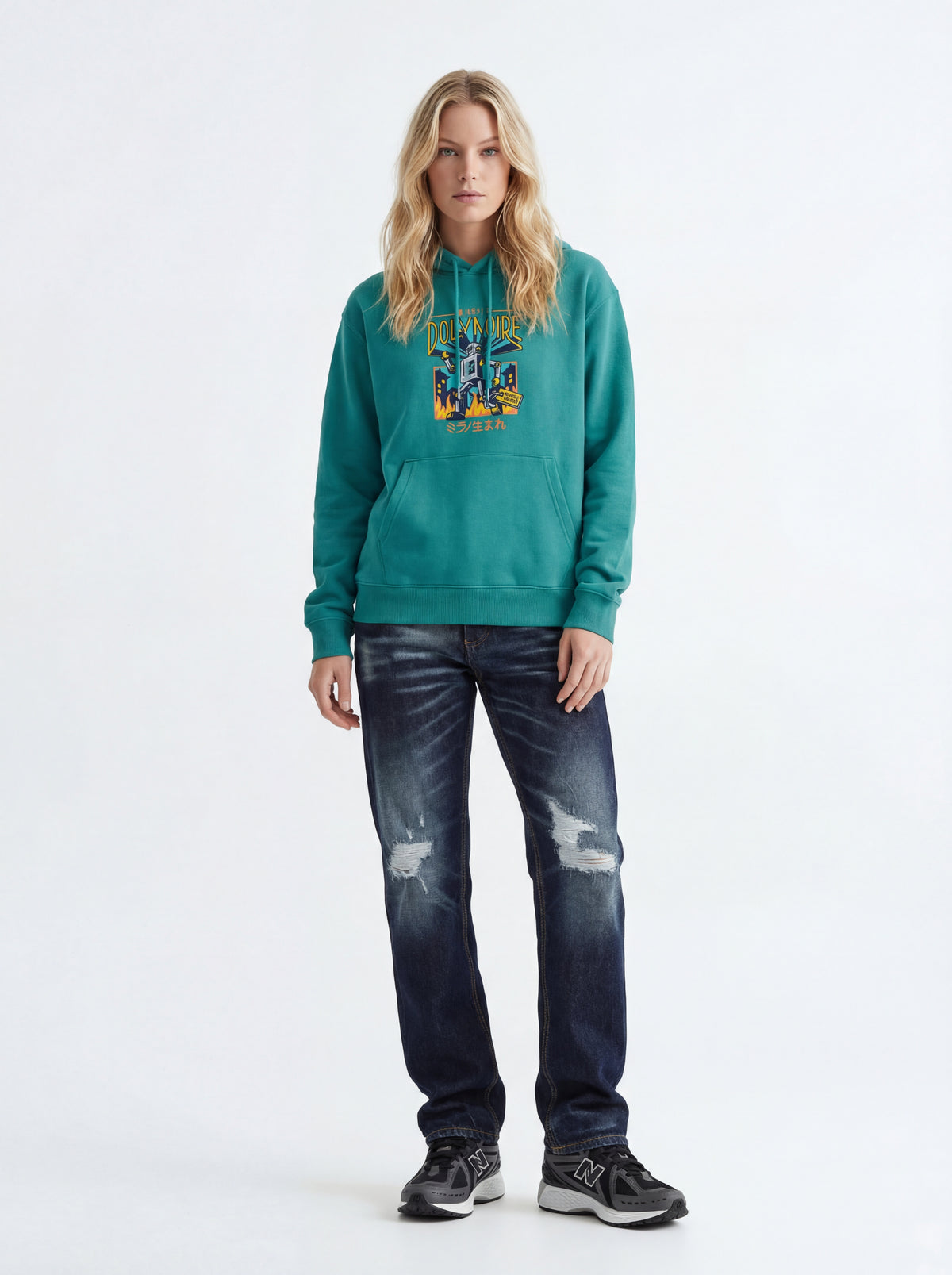 New Balance 1906 RCB + Dolly Noire Hoodie Kikai + Soldier Jeans Baggy - 20