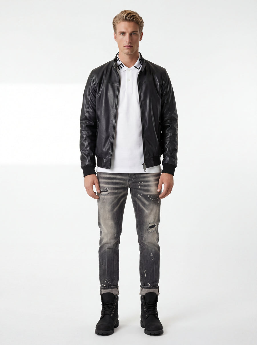 Timberland Classic Nera + Lacoste Polo Con + Soldier Jeans NEW + Gianni Lupo Giacca In - 07