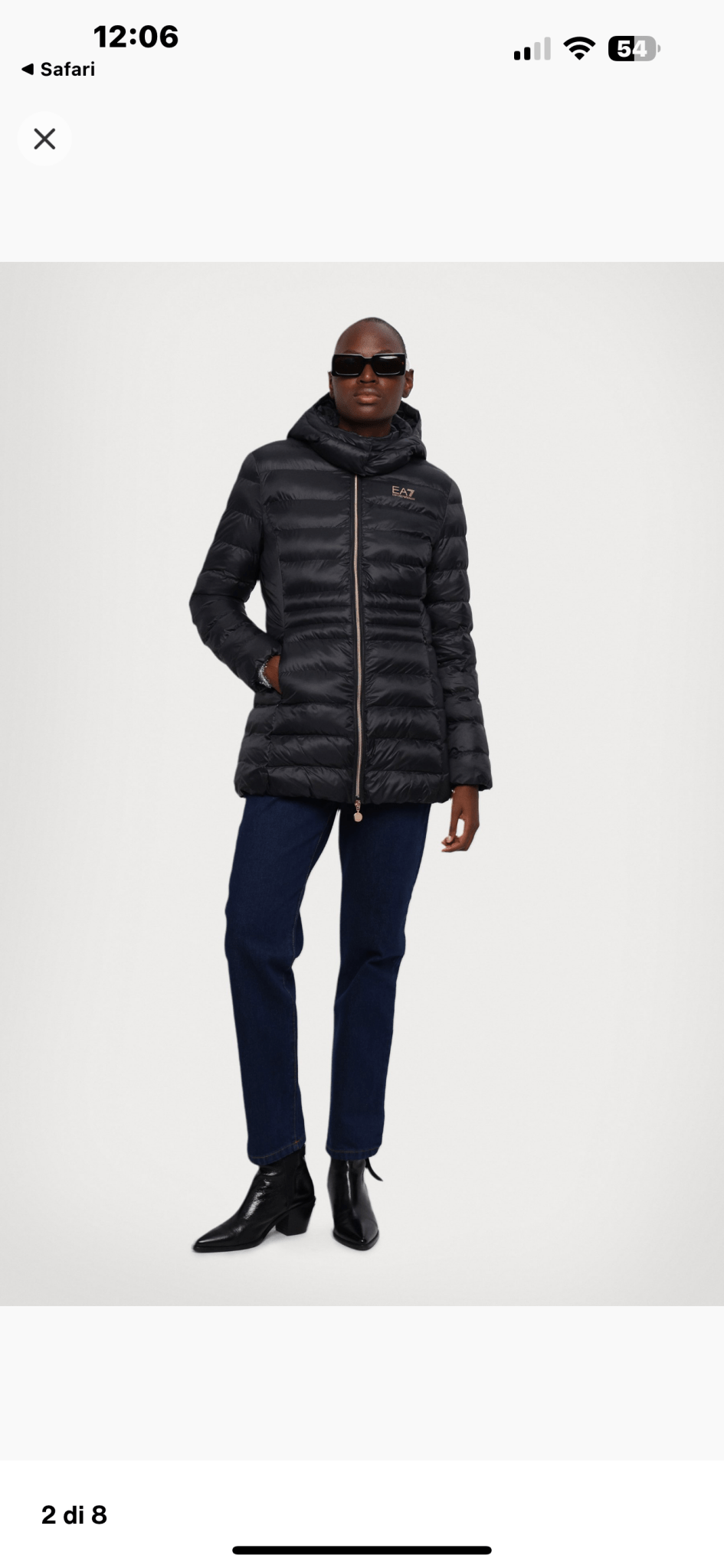 GIUBBOTTO ARMANI DONNA LUNGO - Emporio Armani EA7
