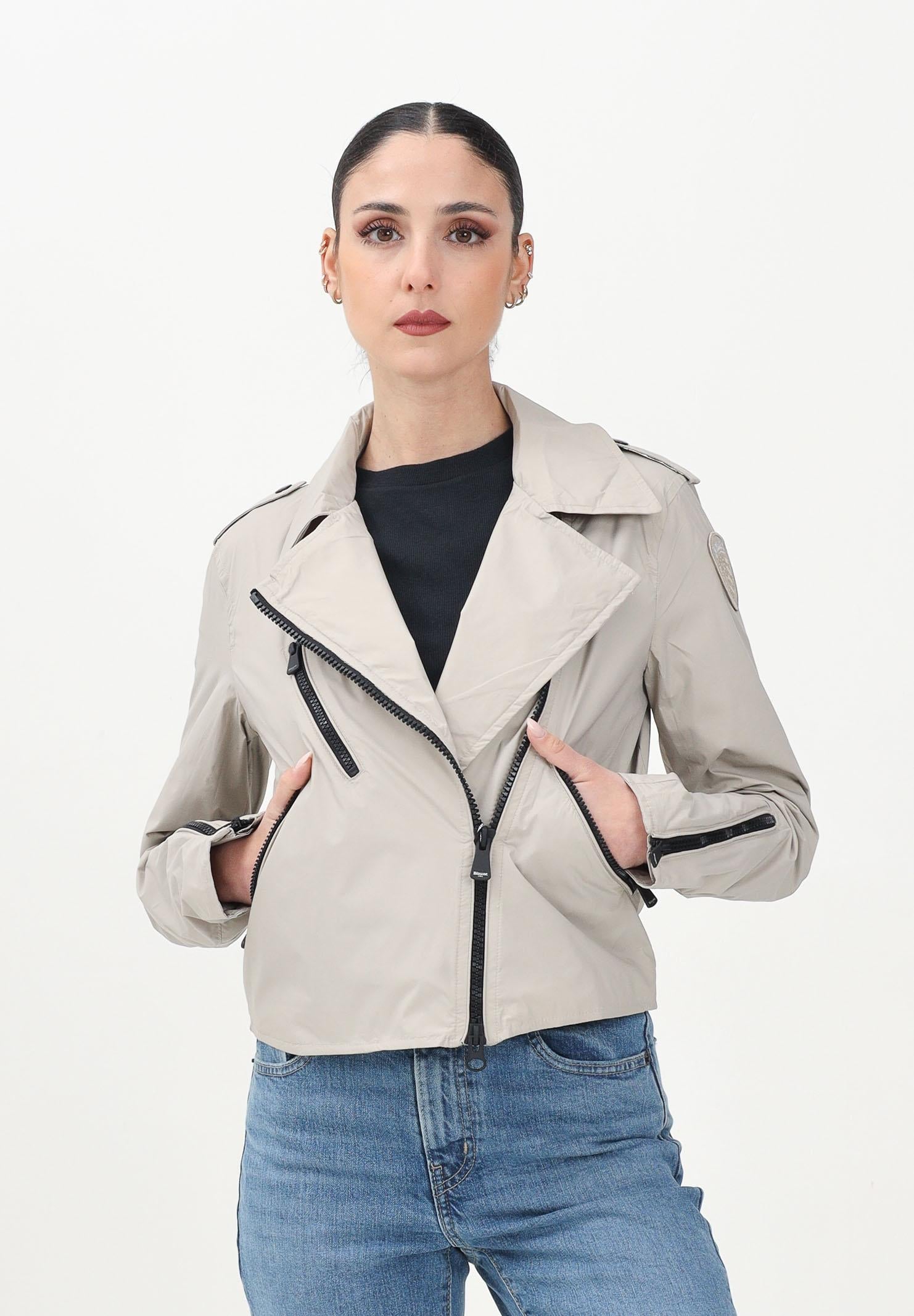 BLAUER Antivento Donna Corto modello Chiodo Grigio
