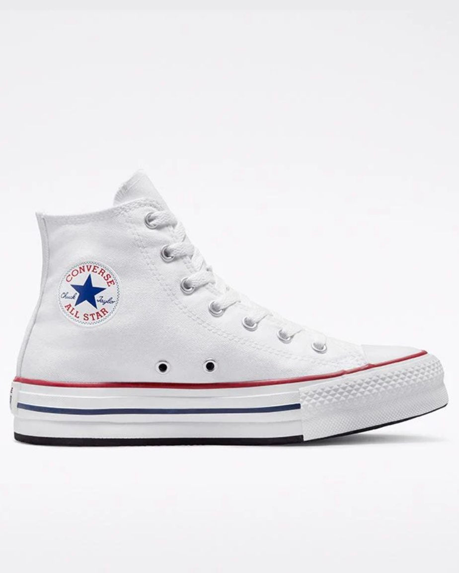 CONVERSE Sneakers In Tela CHUCK TAYLOR ALL STAR EVA LIFT PLATFORM Bianca