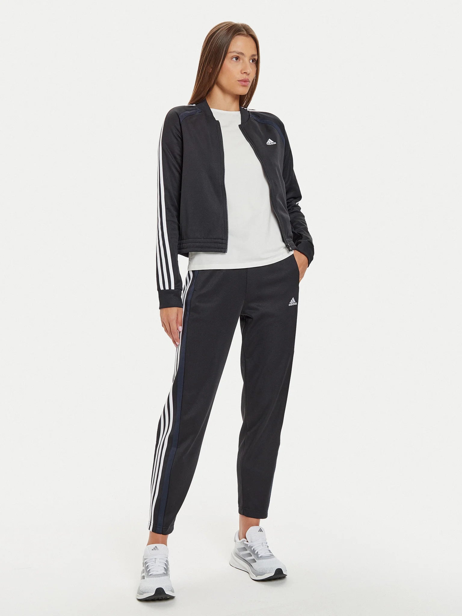 TUTA ADIDAS PERFORMANCE NERO/BLU/BIANCO DONNA