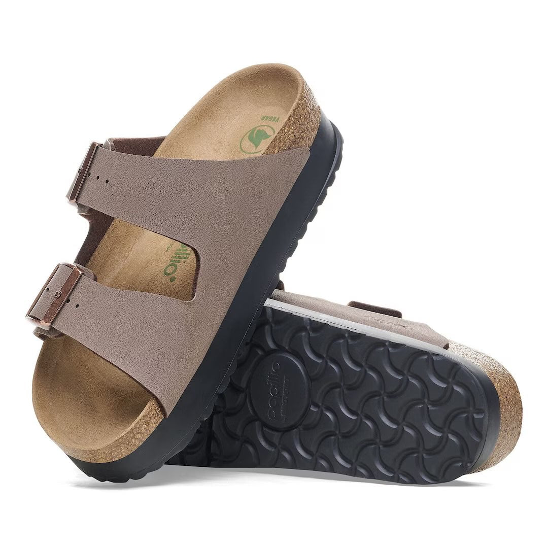 BIRKENSTOCK ARIZONA FLEX PLATFORM MOCCA
