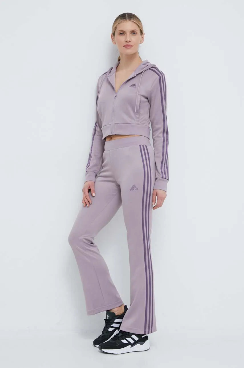 TUTA ADIDAS PERFORMANCE LILLA/VIOLA CROPPED DONNA
