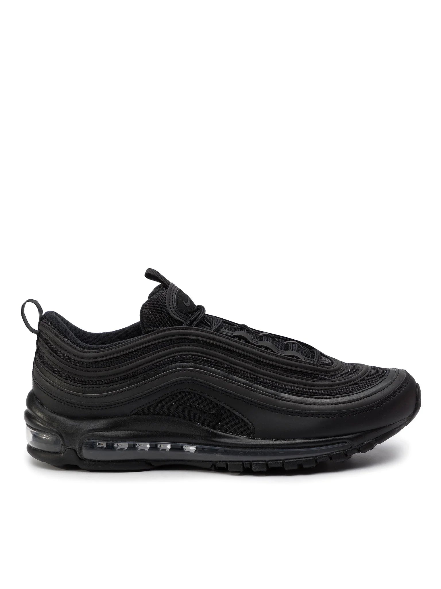 NIKE Air Max 97 Sneakers In Pelle e Tela Suola Con Sistema Air Nera