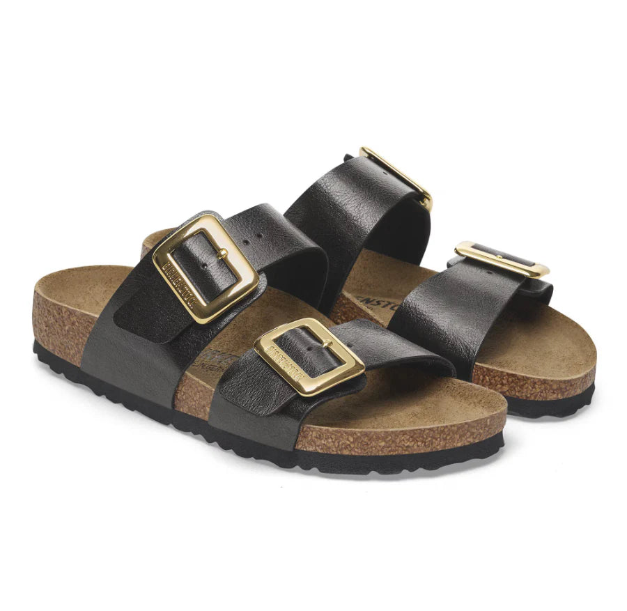 BIRKENSTOCK Birkenstock Sydney Cushion Buckle Graceful Licorice - ciabatte - Tommaseo Clothing