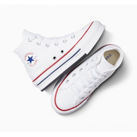 CONVERSE Sneakers In Tela CHUCK TAYLOR ALL STAR EVA LIFT PLATFORM Bianca