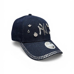 NEW ERA NY CUSTOM IN DENIM BLU DONNA