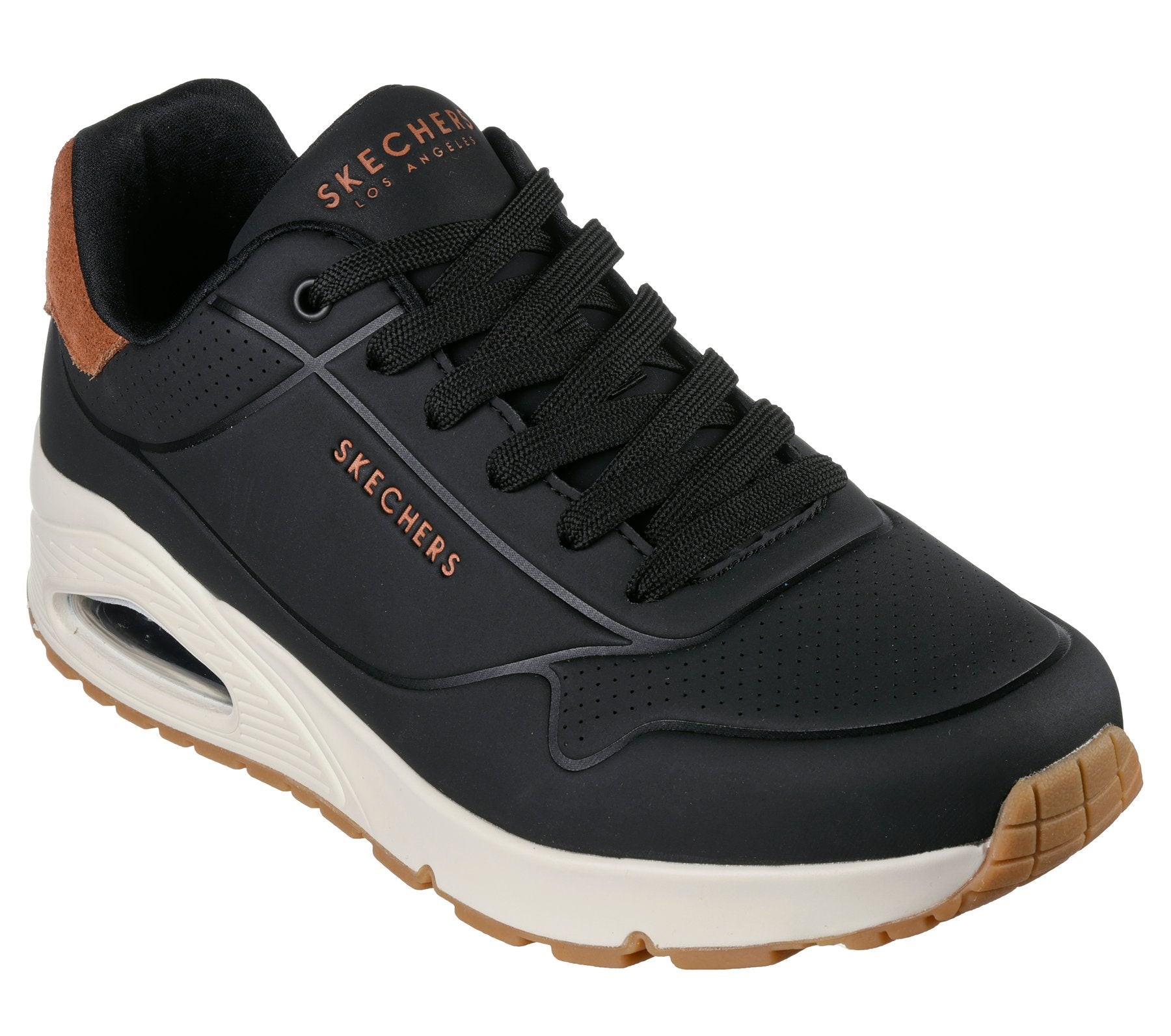 1183004/BLK Skechers Sreet Uno Suited Nero/Arancio 26/27