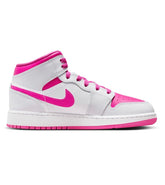 AIR JORDAN 1 Mid Bianco/Rosa