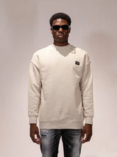 SOLDIER Felpa Girocollo Con Logo Sul Petto Beige