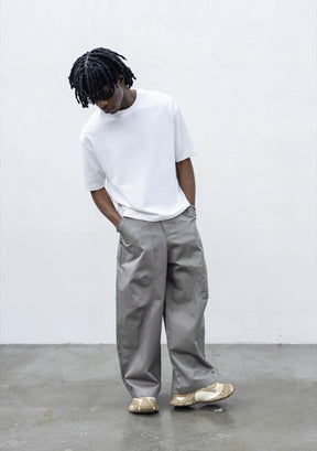 PRESENT DAY Pantalone Extracut Grigio Chiaro