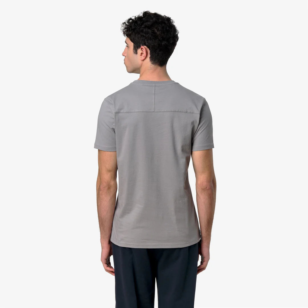K-WAY T-Shirt Leonide Grigio Chiaro (Grey Frost)