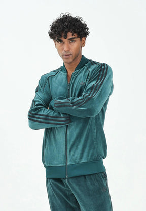 ADIDAS Tuta In Ciniglia senza Cappuccio Verde