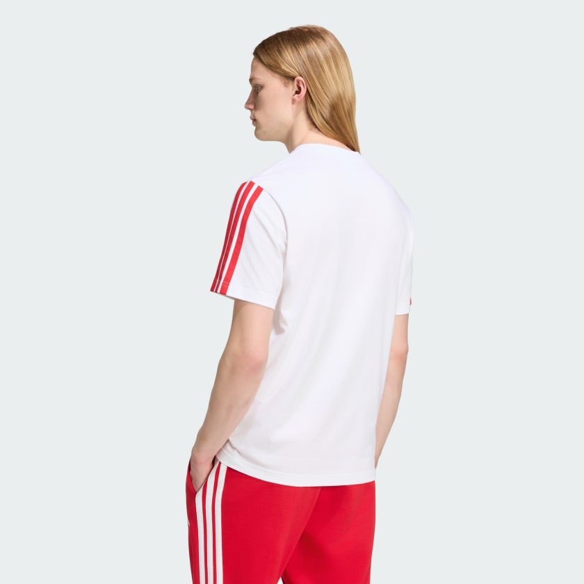 ADIDAS T-Shirt Bayern Monaco Bianca/Rossa