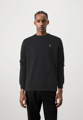 LYLE&SCOTT Felpa Girocollo In Cotone Nera