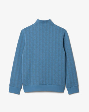 LACOSTE Bambino Felpa Monogram Blu