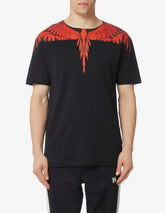 COUNTY OF MILAN T-Shirt Nera Marcelo Burlon Ali Rosse